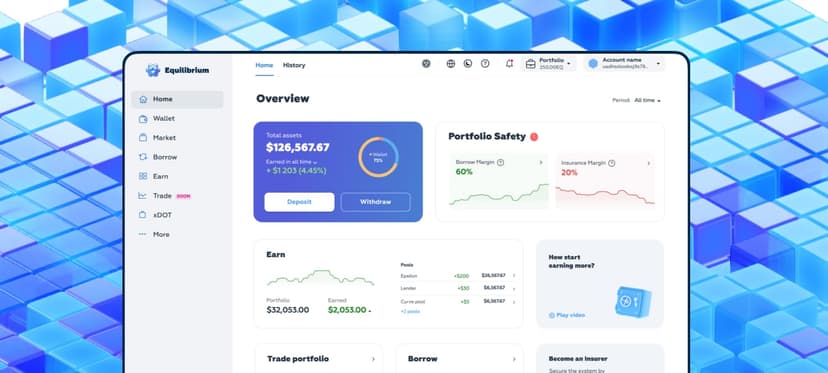 All-in-one DeFi hub of Polkadot. High leverage. Yet resilient