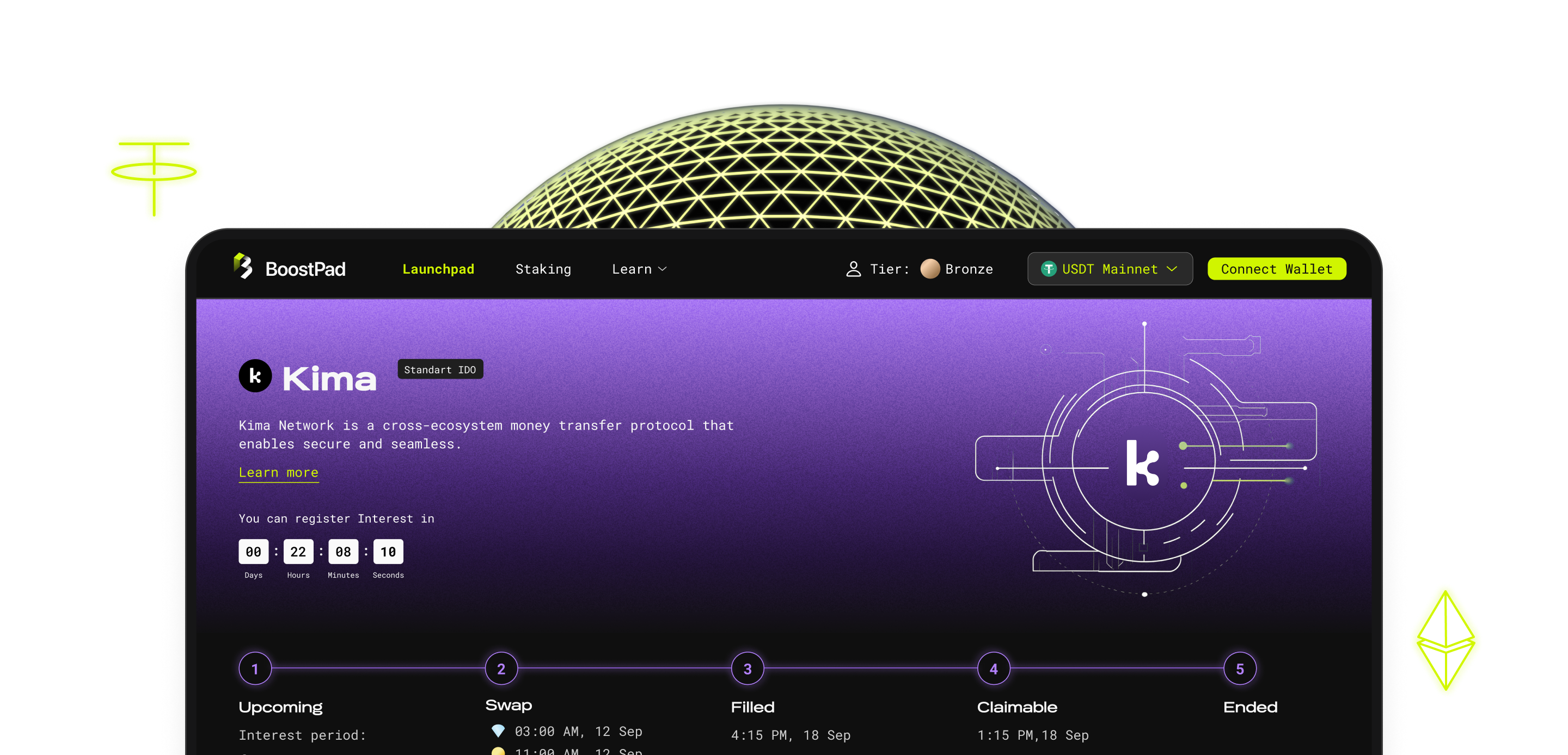 Дизайн-система для криптолаунчпада с минимальным набором гибких компонентов