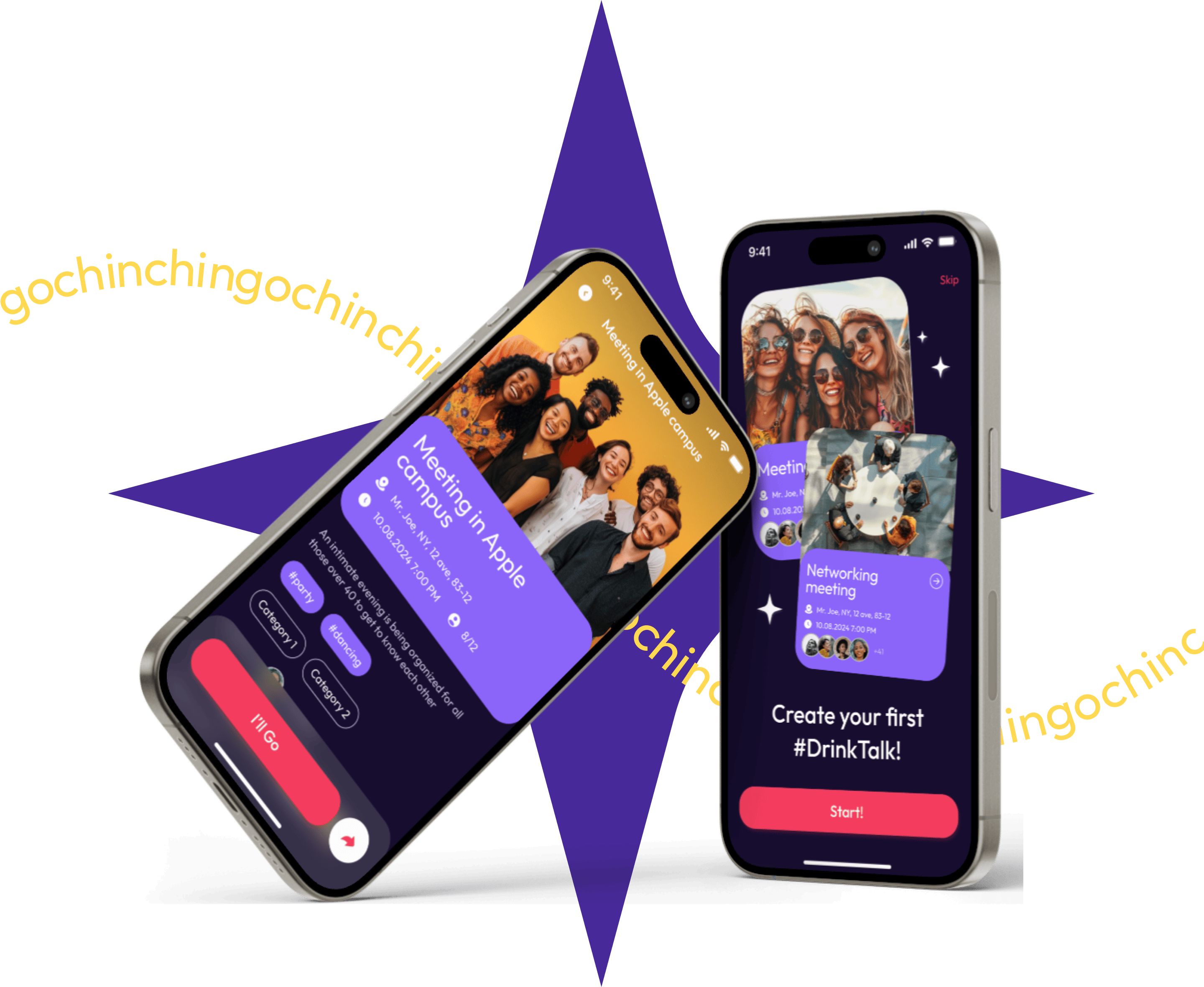 Экран профиля пользователя в приложении GoChinChin