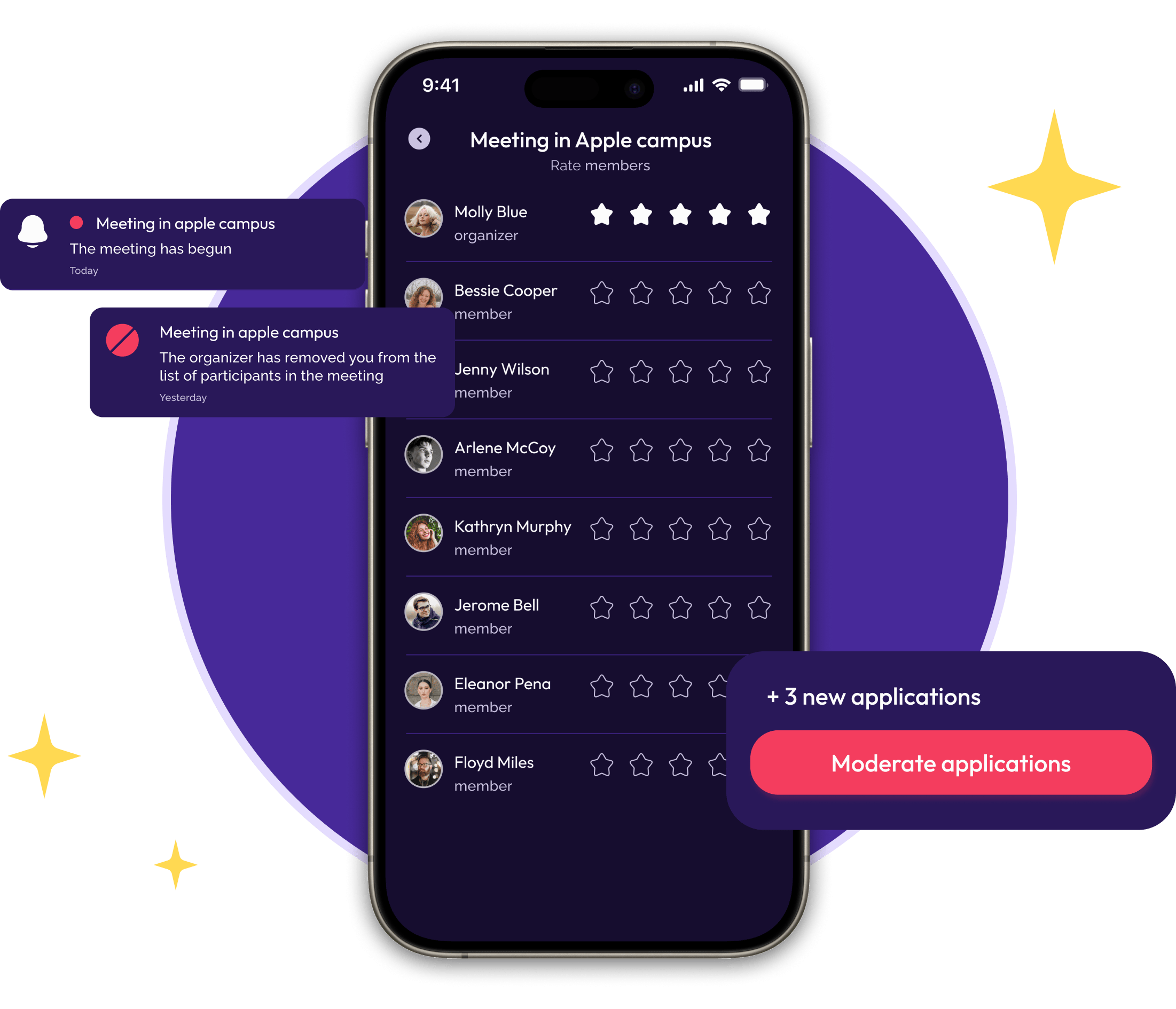 Отзывы участников о мероприятии в приложении GoChinChin